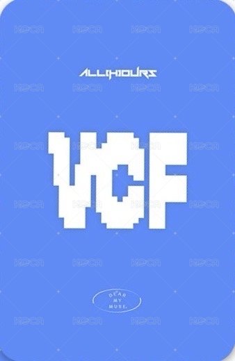 VCF dmm 1.0 簽售卡 當日著裝ver. 背面