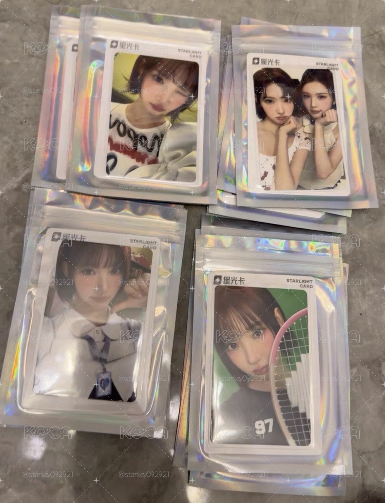 jiwoo QQ星光卡 1-4星