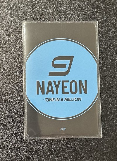 TWICE NAYEON 娜璉新國立手幅卡 🩵
