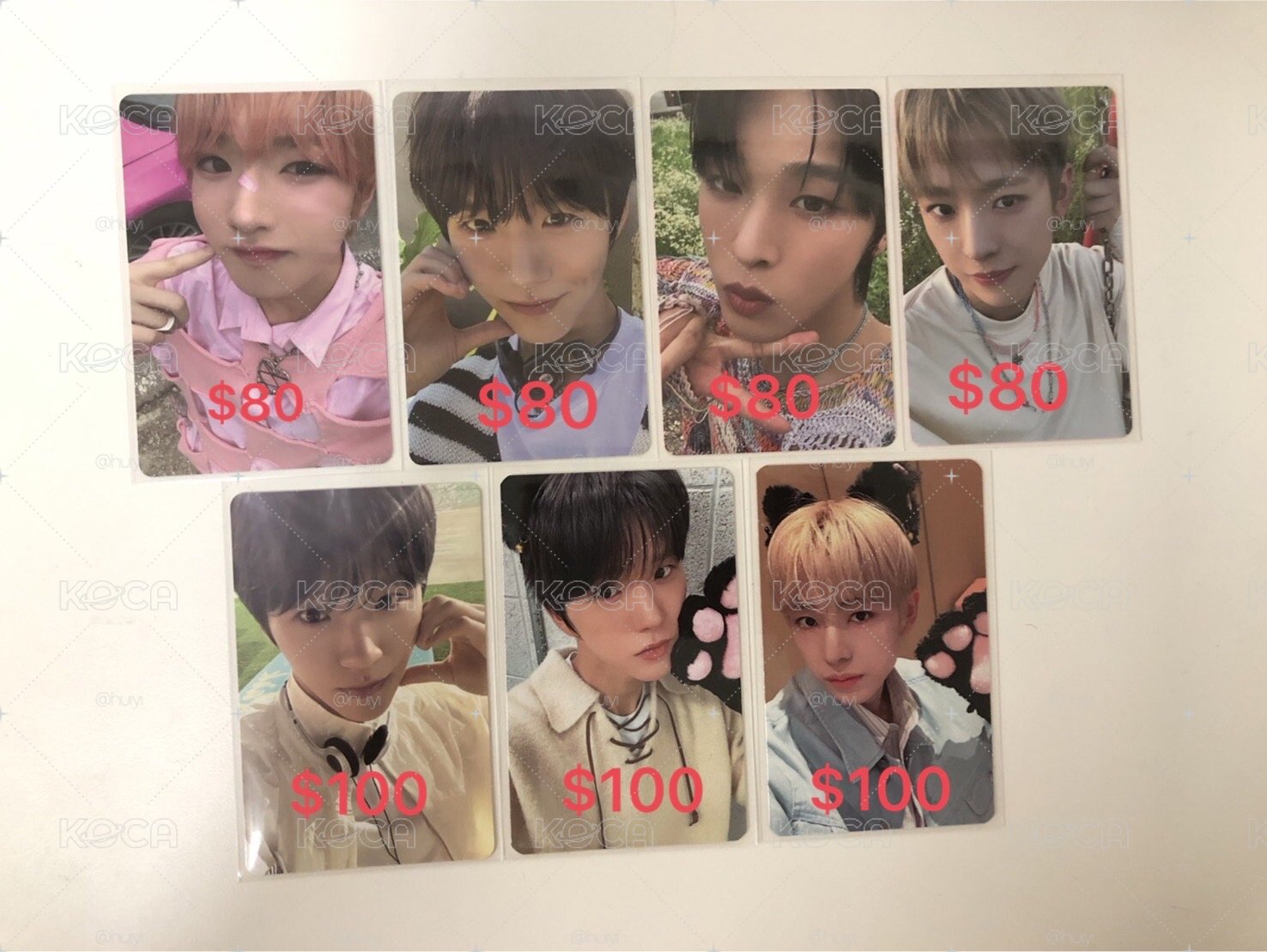 NCT WISH 專卡、特典卡