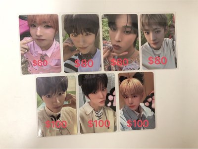 NCT WISH 專卡、特典卡