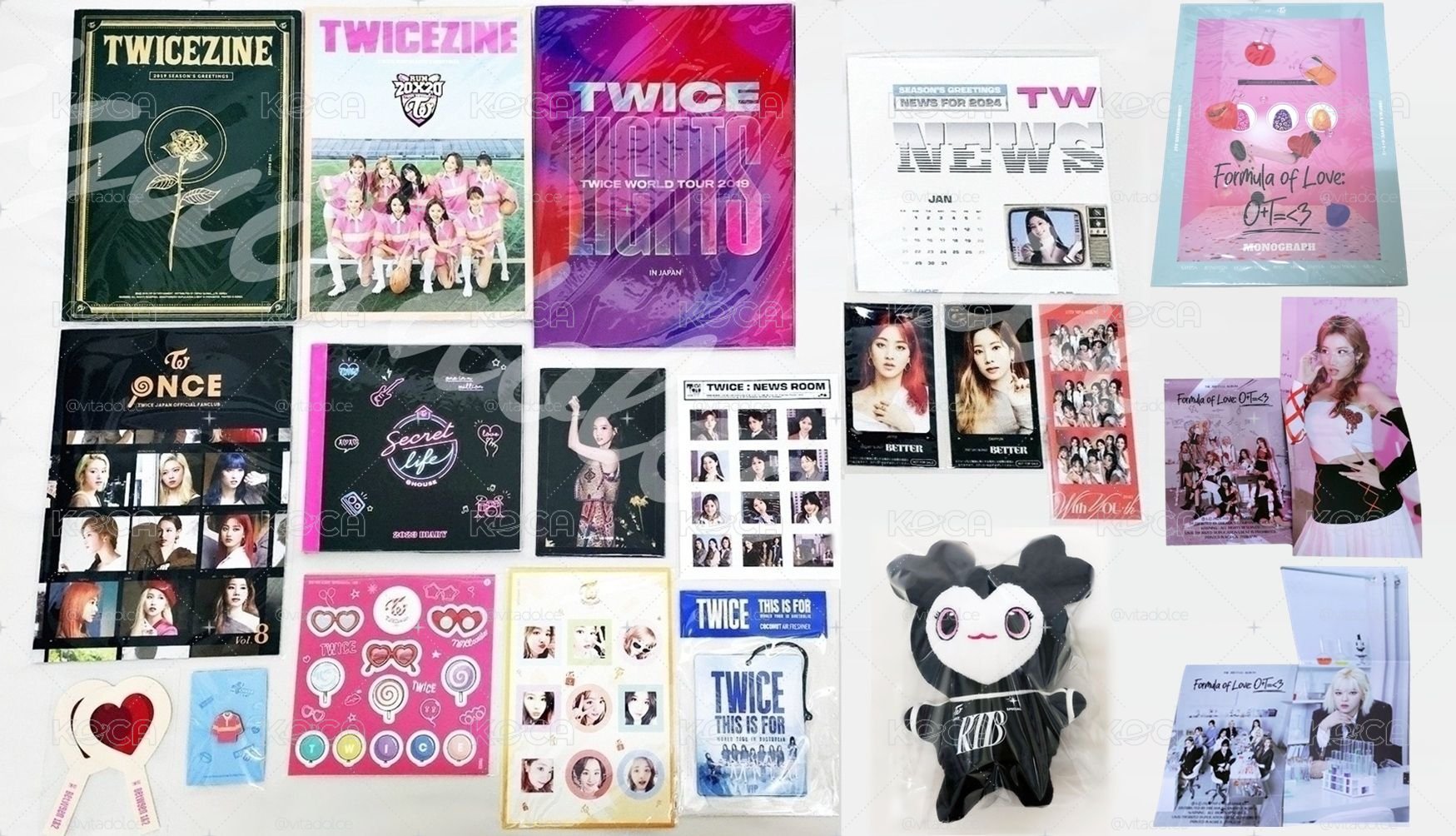 TWICE PHOTOBOOK GOODS SET TWICEZINE LOVELY 寫真書場刊周邊 編號見圖三 💕