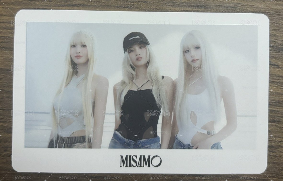 MISAMO 25日巡東蛋 周邊團卡