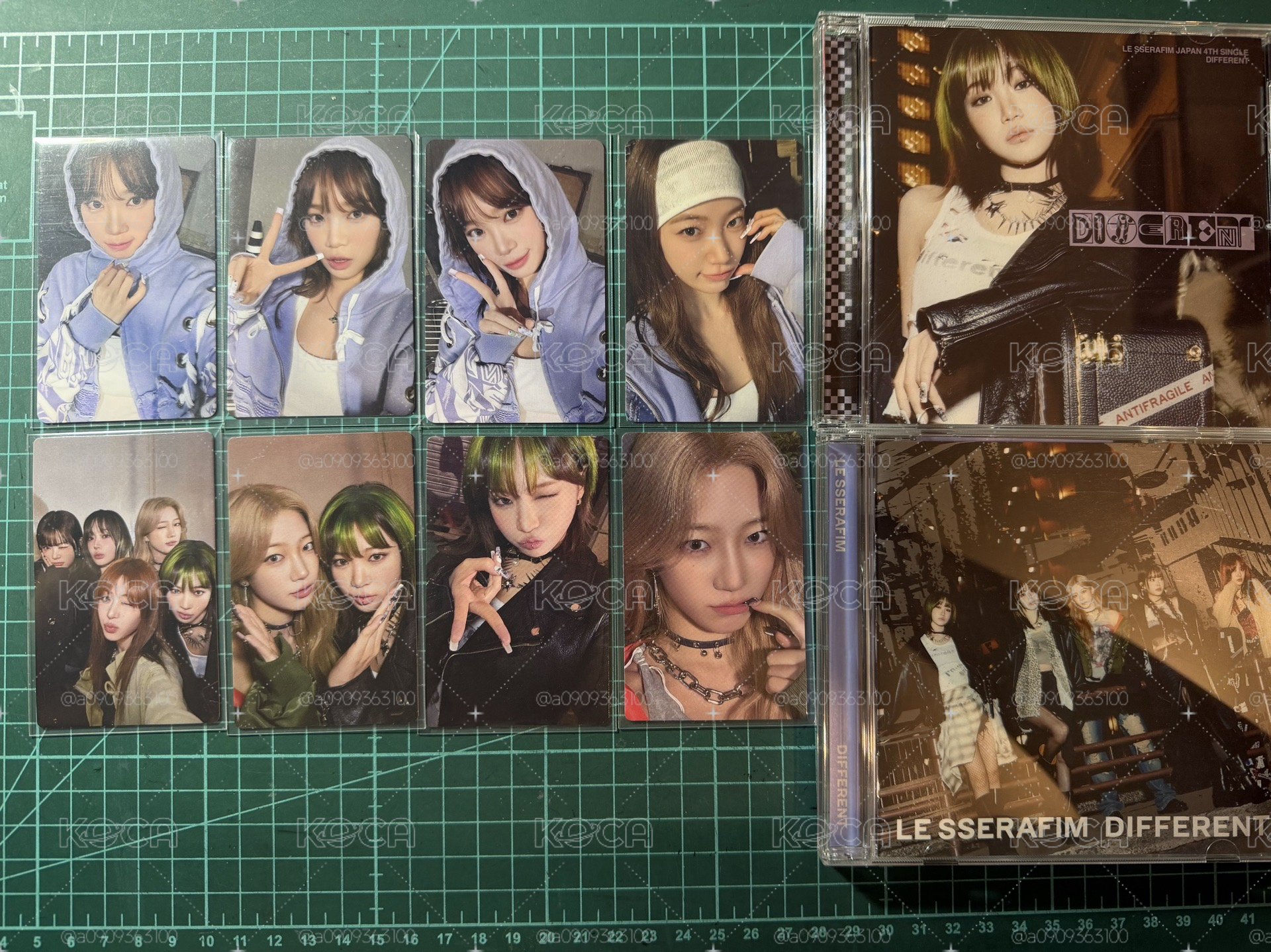 Different 采 葉盤 入場 塔店 環球 8張加兩專 整圖出