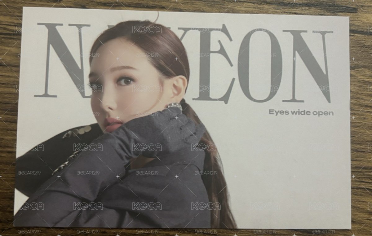 娜璉🩵Eyes Wide Open留言卡