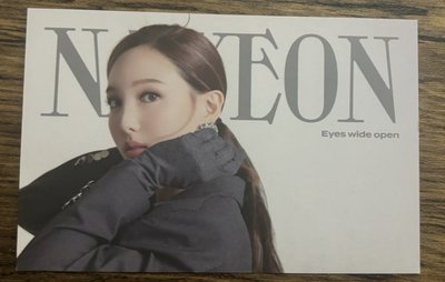 娜璉🩵Eyes Wide Open留言卡