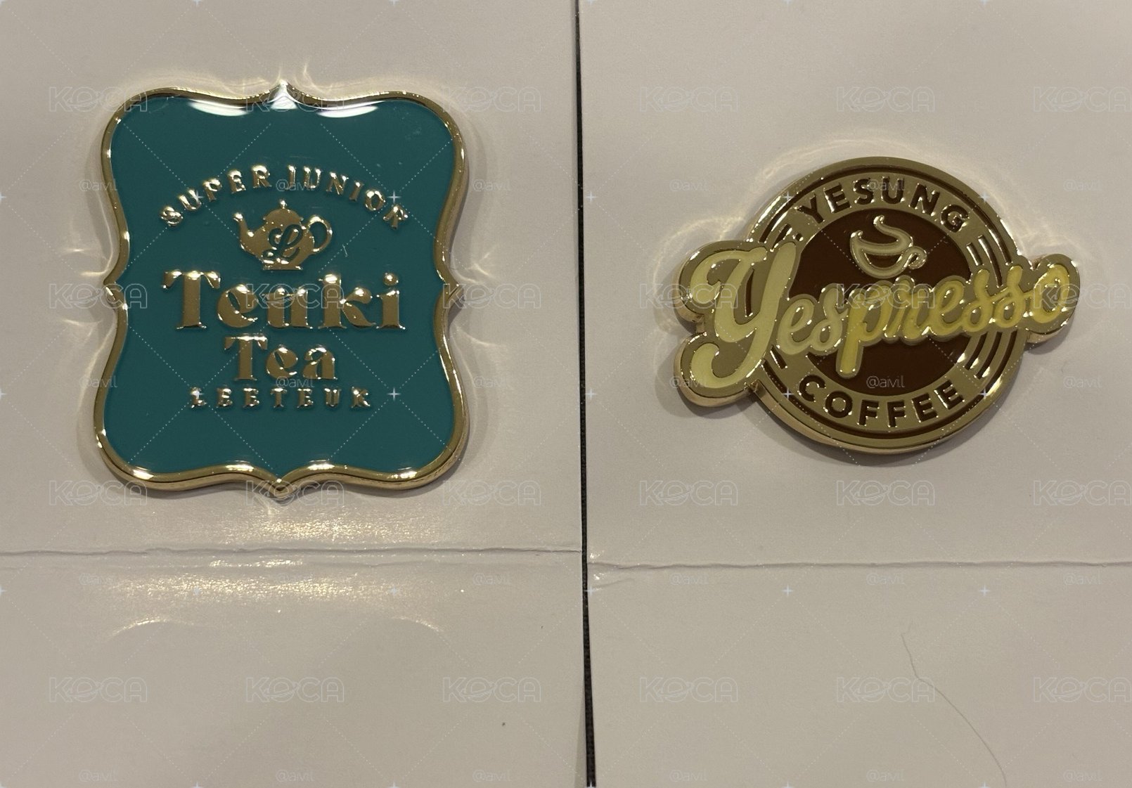 Super Junior 日超金屬徽章 SJ Market