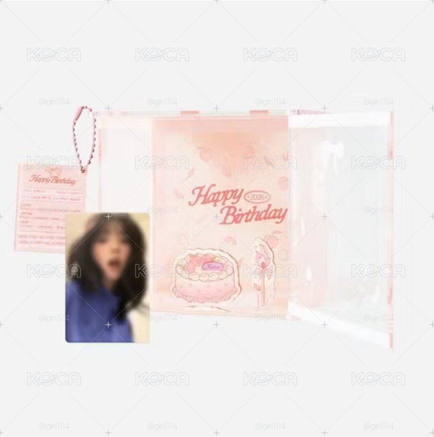 Karina 26生日 蛋糕鑰匙圈/ 壓克力板