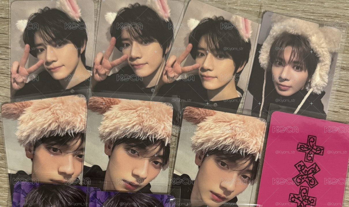 TXT cu單封版特典💖
