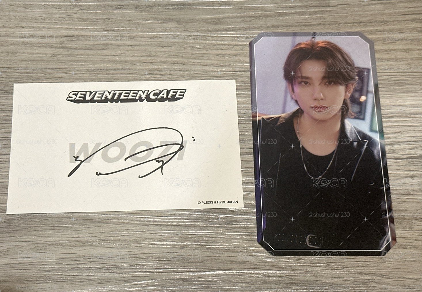 SEVENTEEN CAFE 餐盤卡勳/秀入場卡