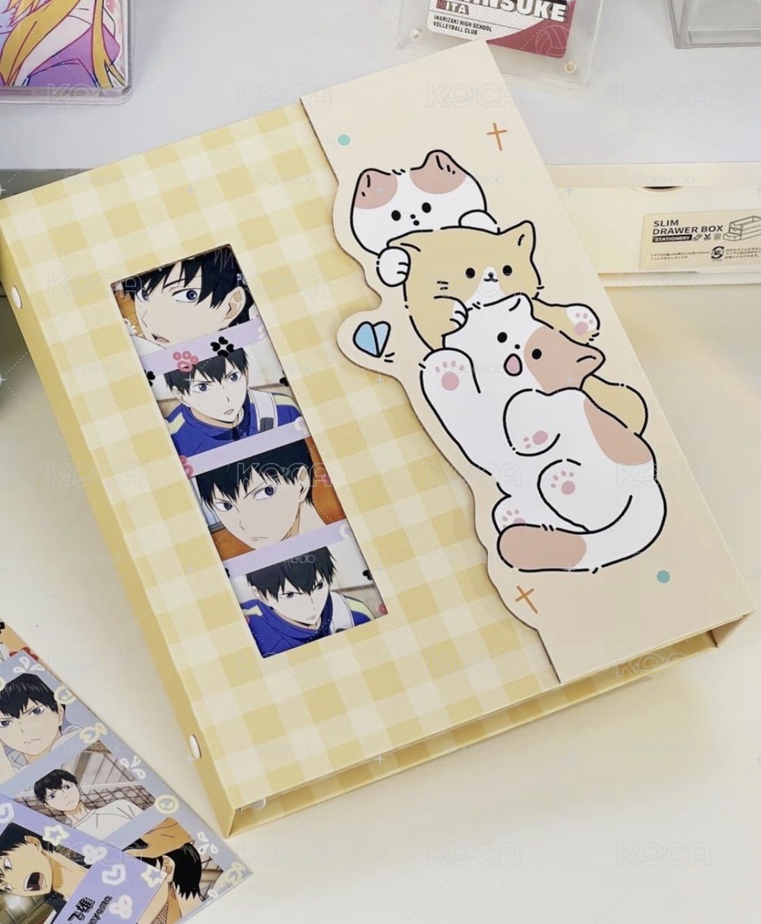 黃色小貓卡冊20張內頁