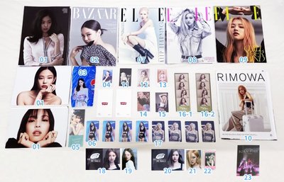 BLACKPINK JENNIE & ROSÉ SET 妮&彩英小卡周邊區 💙 編號見圖三 💕