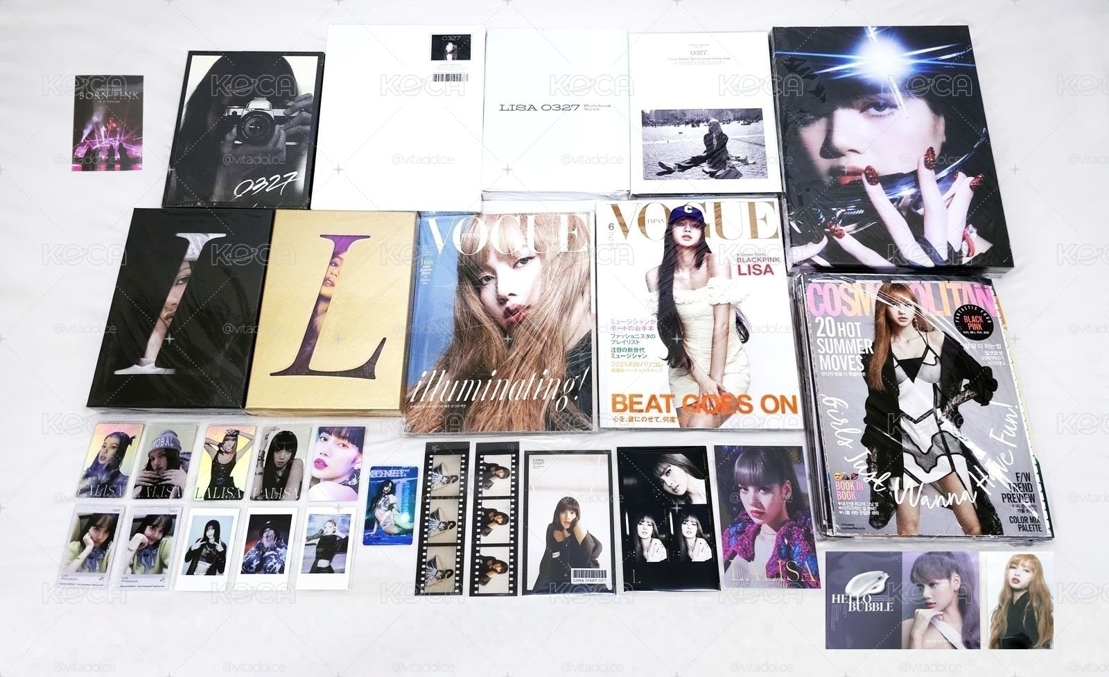 BLACKPINK LISA SET LALISA小卡專輯周邊區 💛 編號見圖三 💕