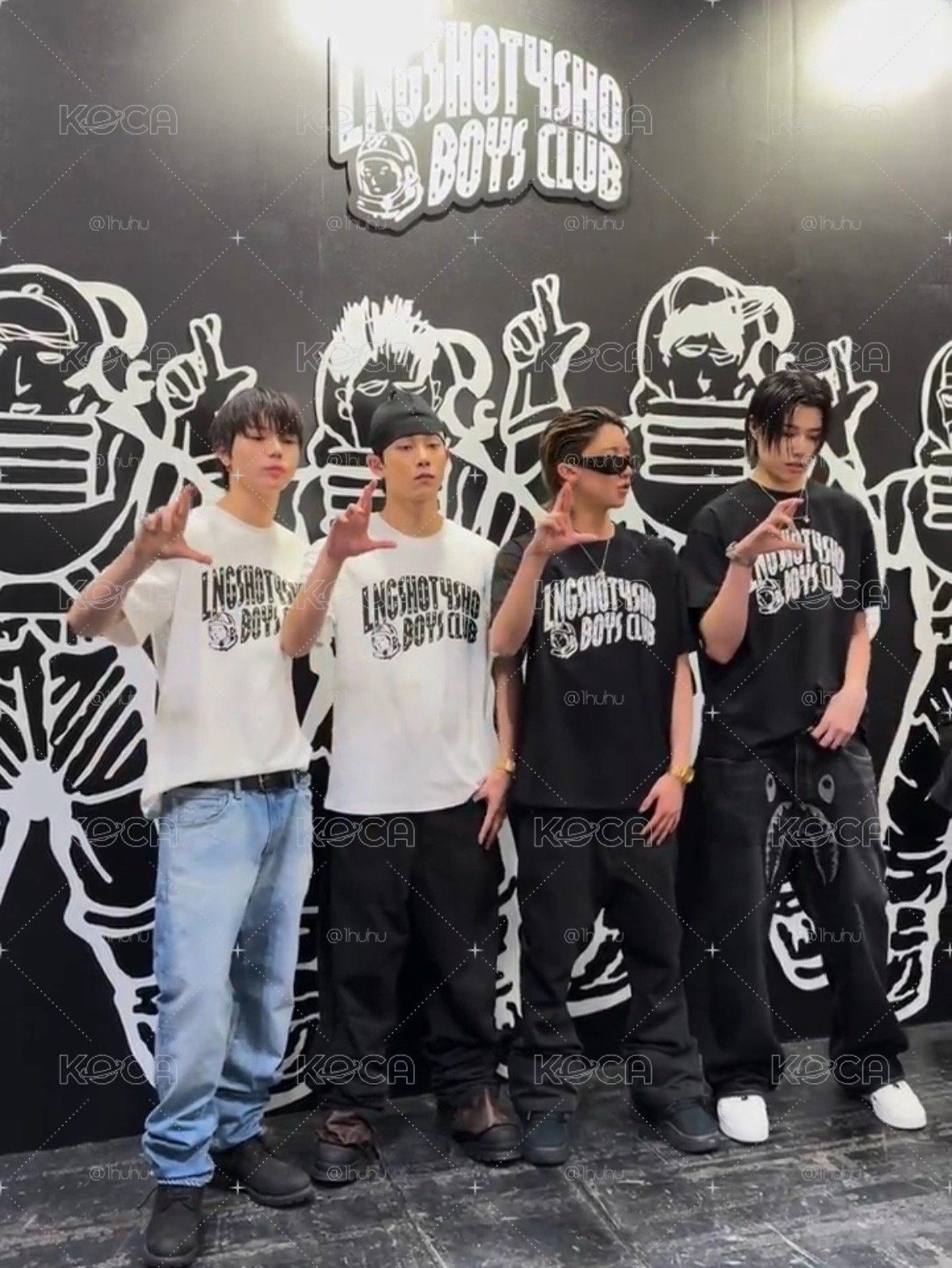 LNGSHOTxBBC 聯名白色上衣XL+貼紙