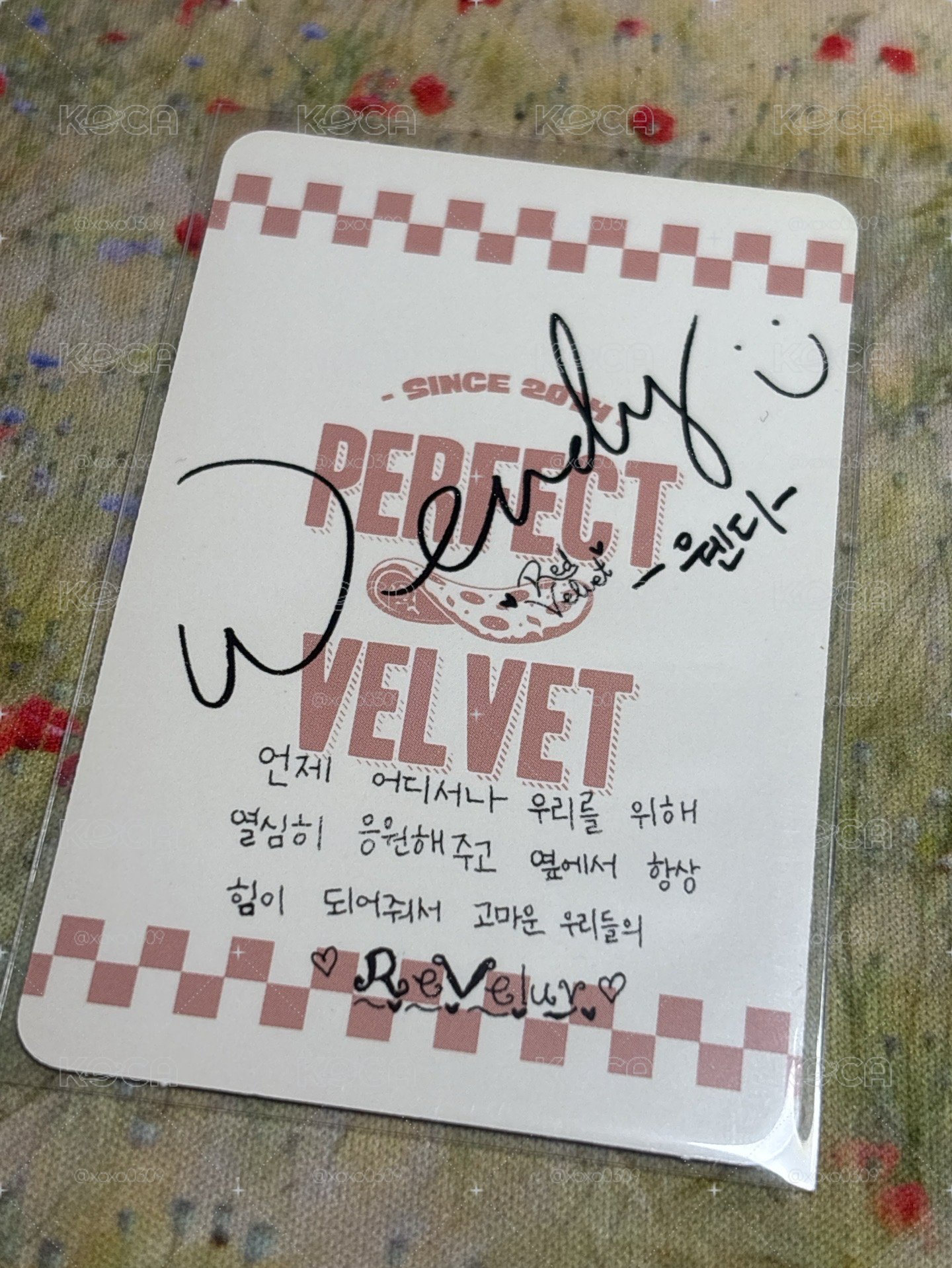 Wendy peek-a-boo