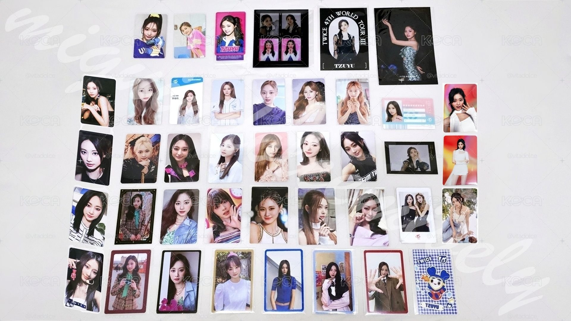 TWICE TZUYU SET 子瑜小卡周邊區 💙 編號見圖三 💕