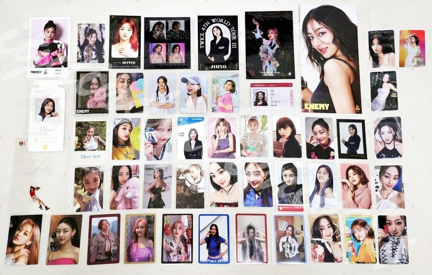 TWICE JIHYO SET 志效小卡周邊區 💛 編號見圖三 💕