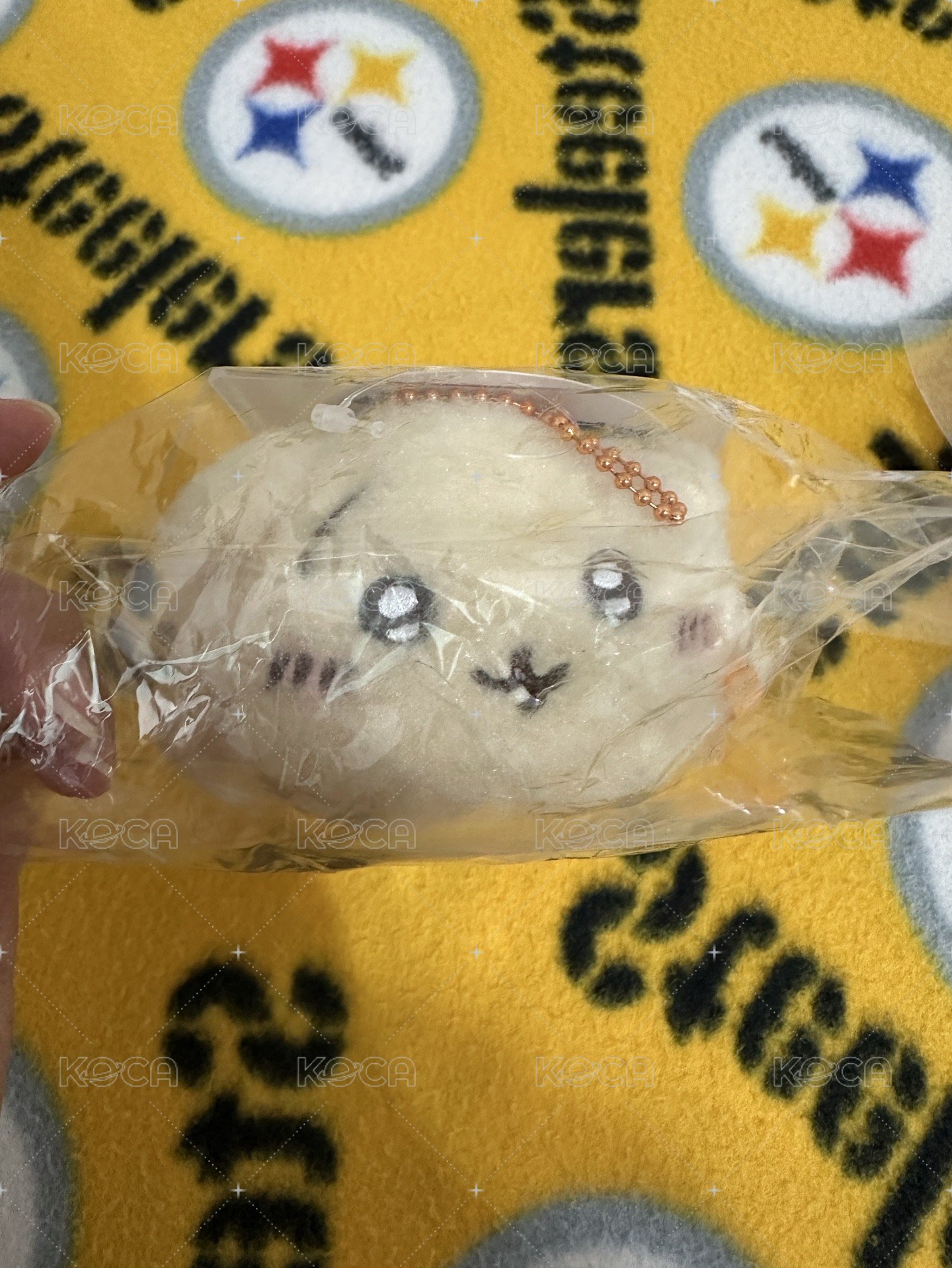 日版討伐失敗毛絨絨兔 趴姿吊飾  