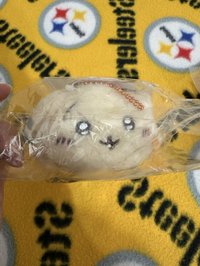 日版討伐失敗毛絨絨兔 趴姿吊飾  