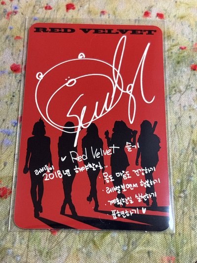 SEULGI bad boy 專卡