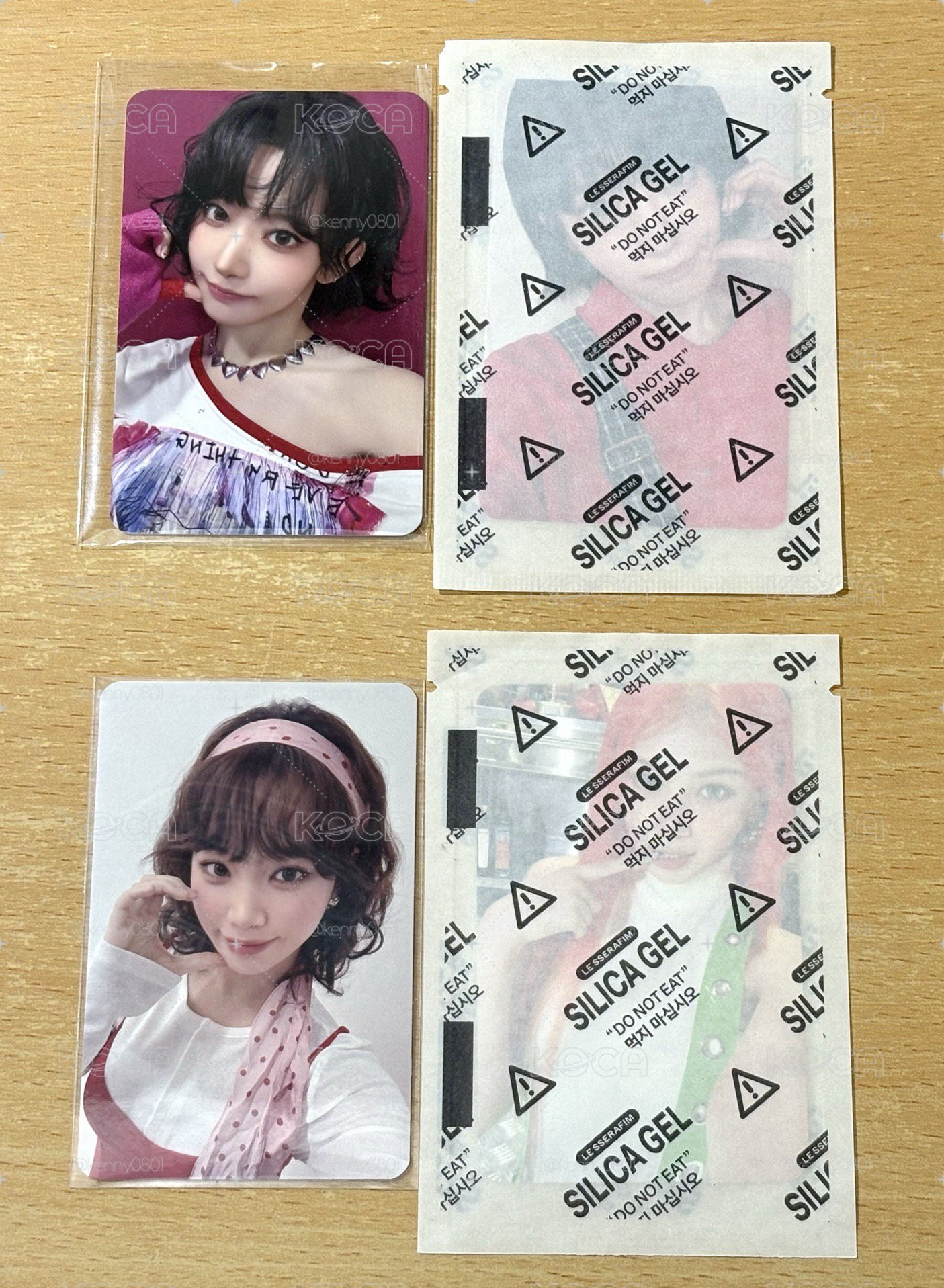 LE SSERAFIM SPAGHETTI Makestar MS 1.0 采源 3.0 櫻花 特典 小卡