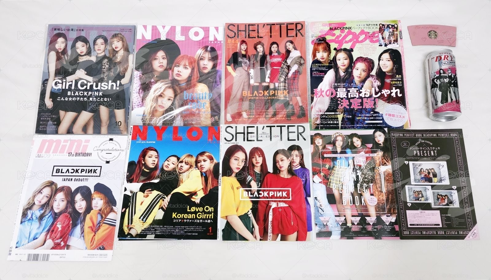 BLACKPINK JAPAN MAGAZINE SET 日文雜誌周邊區 🖤 編號見圖三 💕