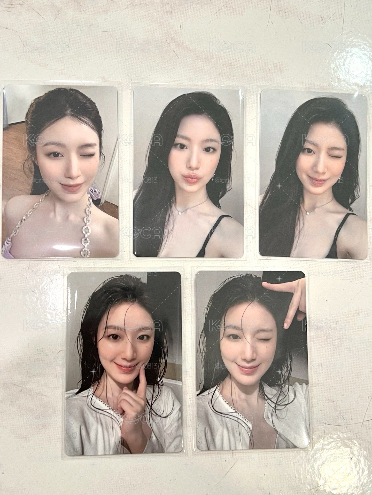 舒華香水代言小卡