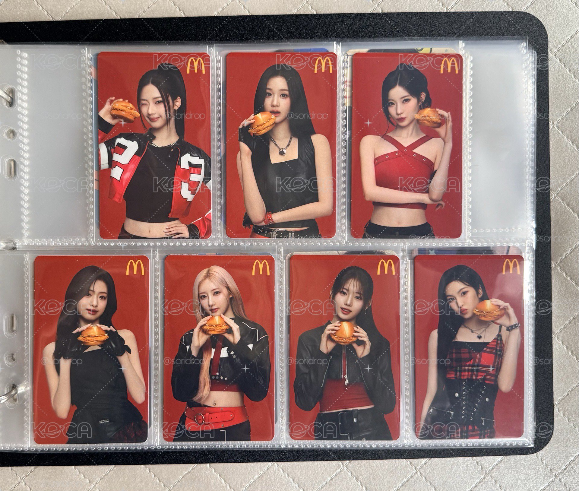 BABYMONSTER 麥當勞聯名小卡1.0