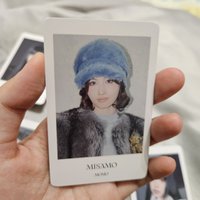MISAMO 正規一 PLAY Showcase 周邊卡 MOMO 拆售 藍色毛帽 