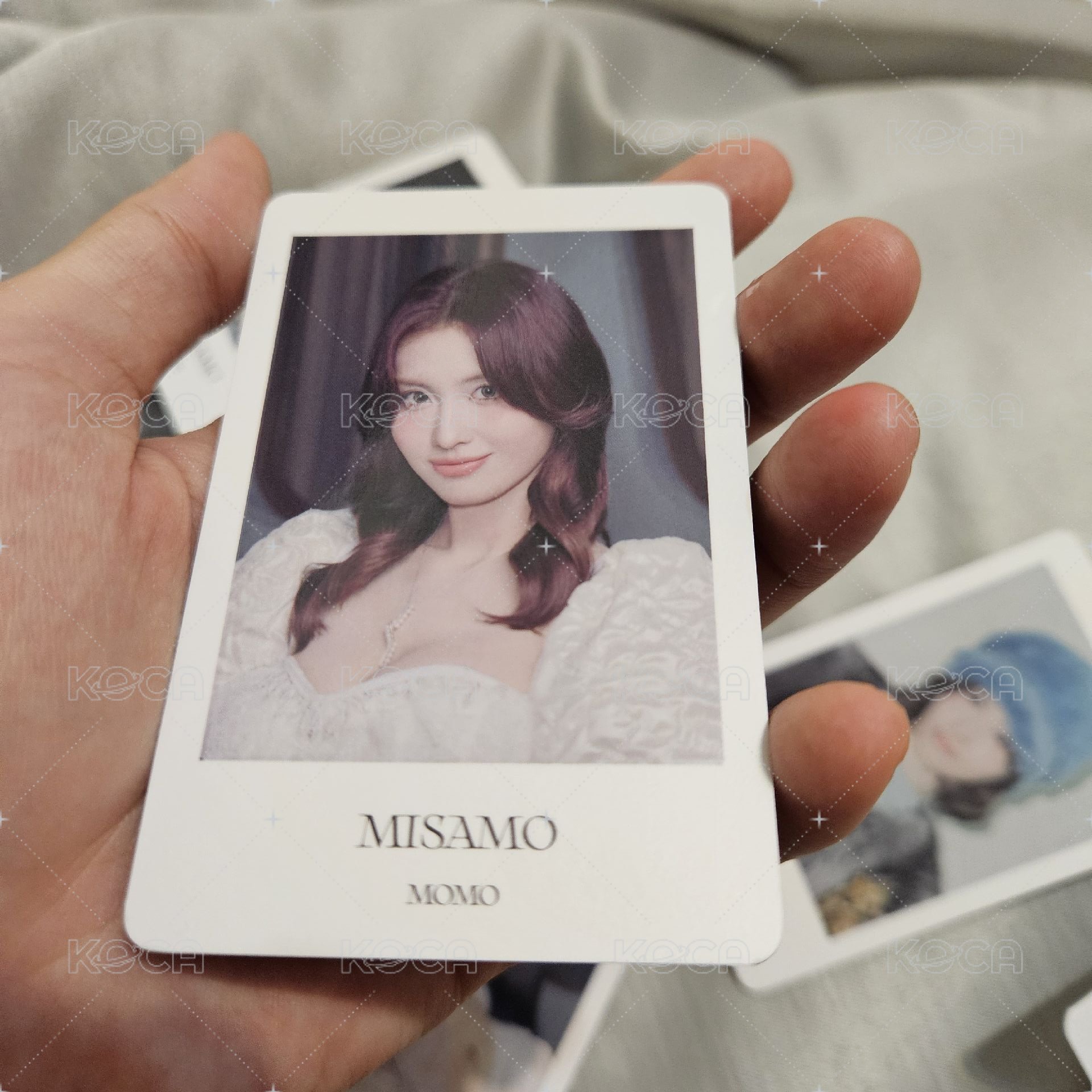 MISAMO 正規一 PLAY Showcase 周邊卡 MOMO 咖啡色長捲髮 