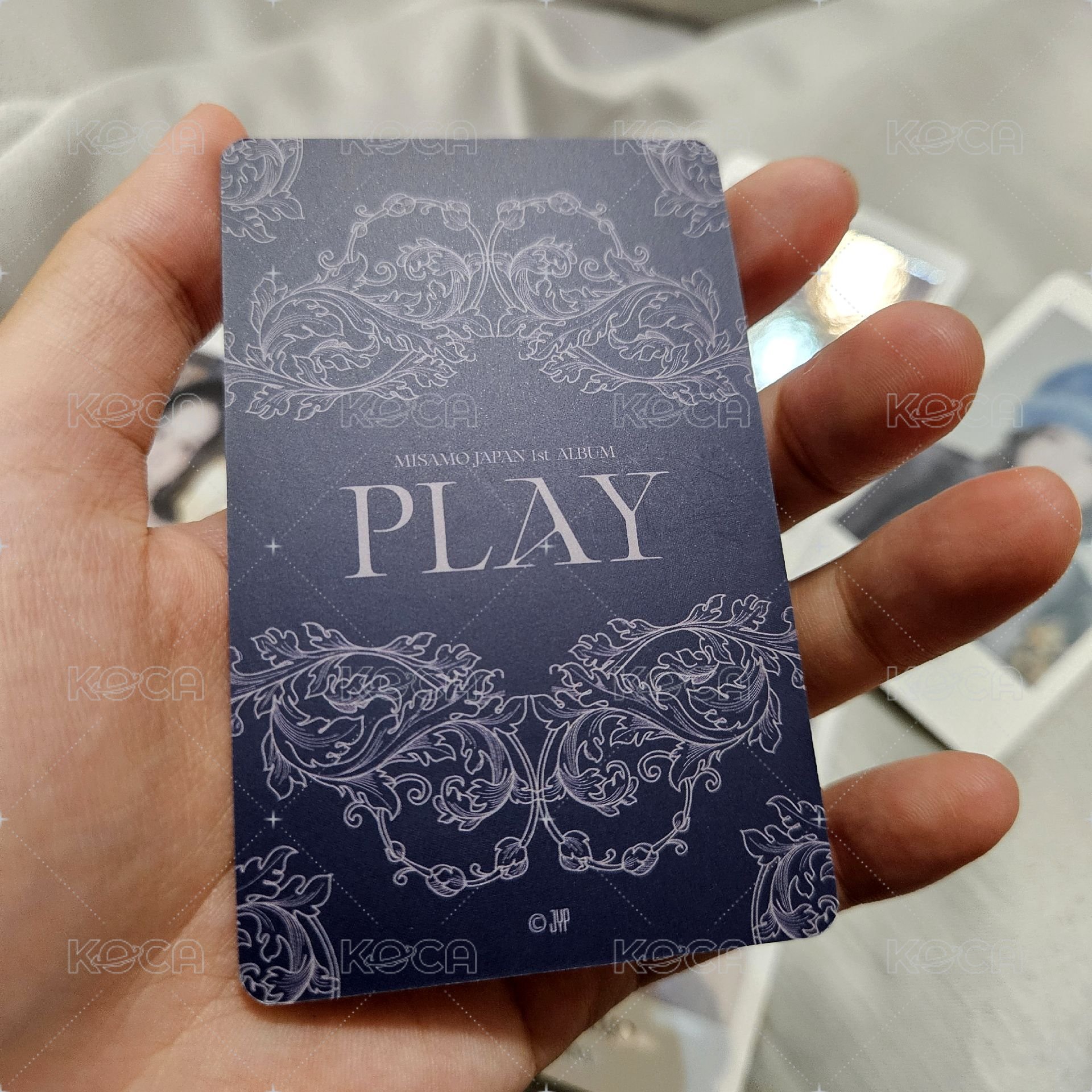 MISAMO 正規一 PLAY Showcase 周邊卡 MOMO 咖啡色長捲髮 