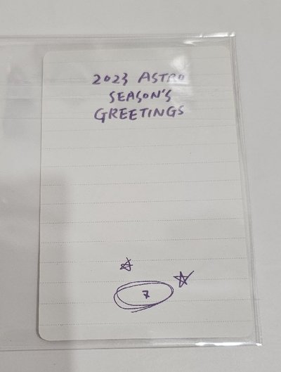 ASTRO 2023 ASTRO SEASON'S GREETINGS JINJIN 