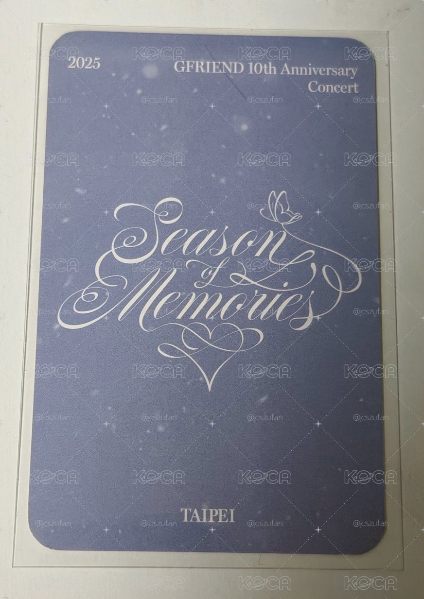 GFRIEND/VIVIZ 銀河Eunha 10週年台北場入場卡