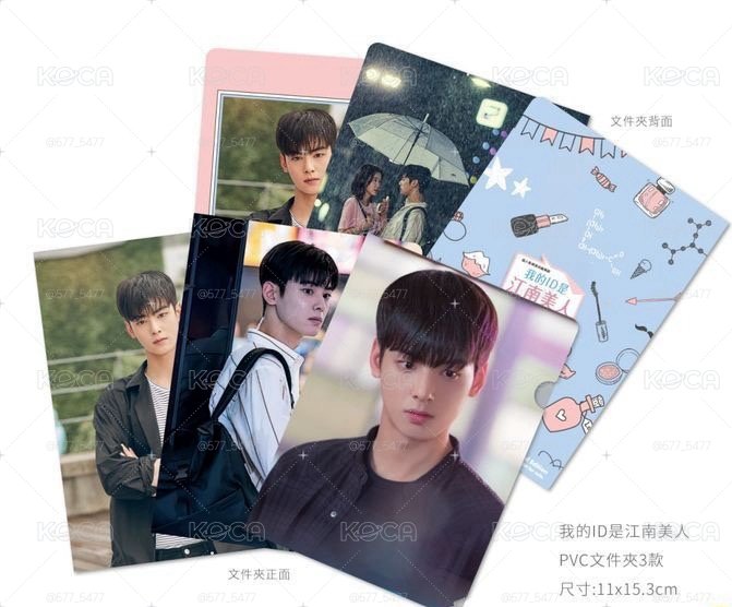 《我的ID是江南美人》資料夾 車銀優 三份