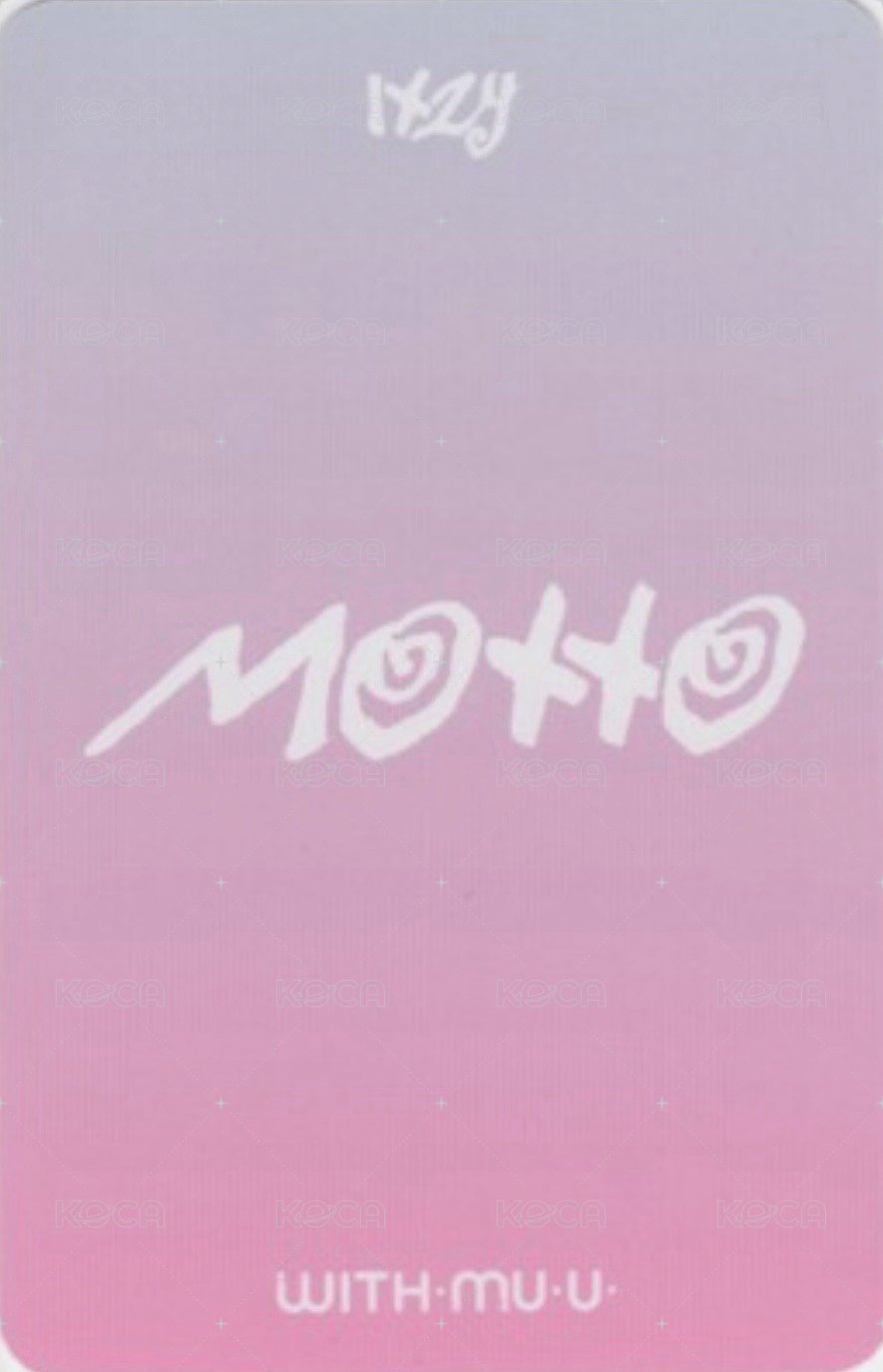 Motto 迷十二 wm 1.0 線上 簽售卡 水手服 背面