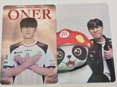 Oner 海底撈小卡兩張