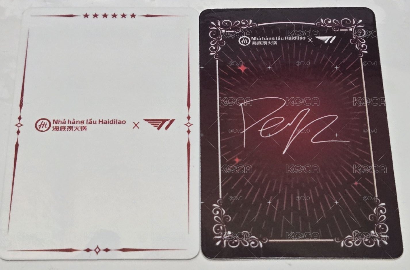 Peyz 海底撈小卡兩張
