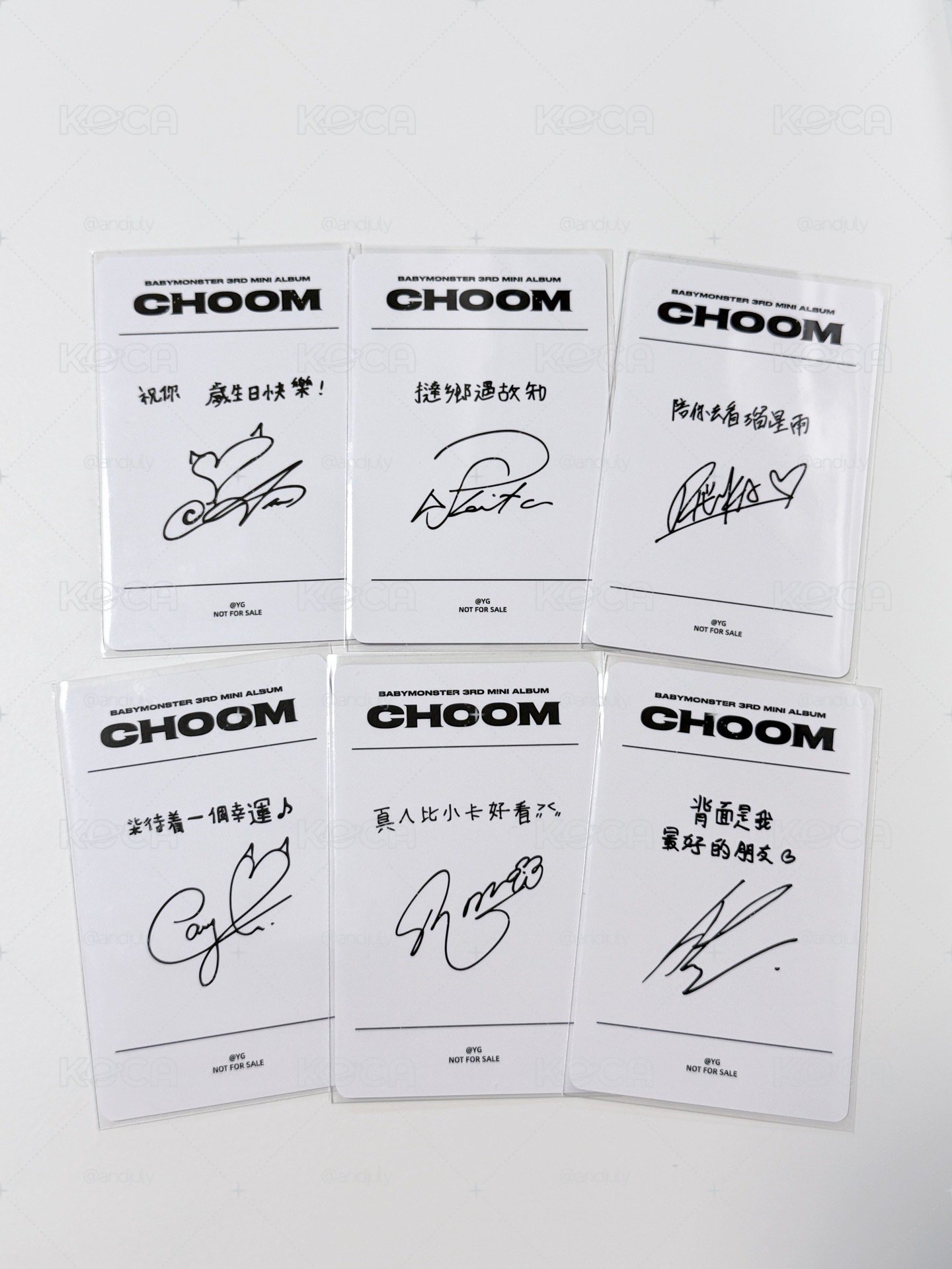 現貨｜춤 (CHOOM) 台北線上限定滿額卡 繁中背