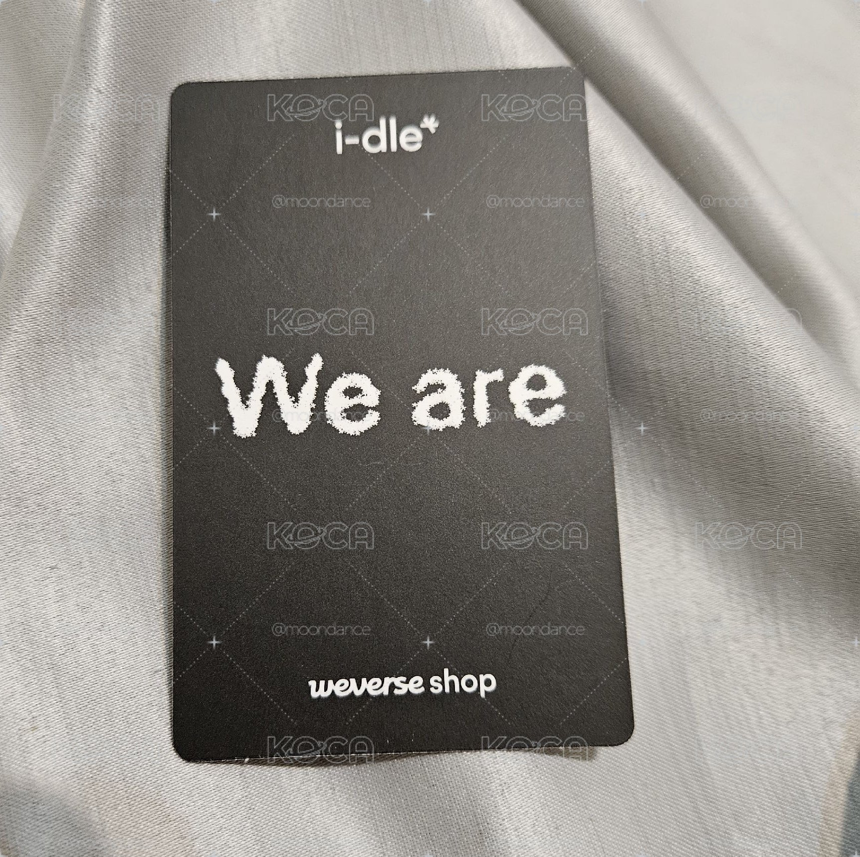 i-dle We Are wvs weverse 預售 特典卡 雨琦 Yuqi