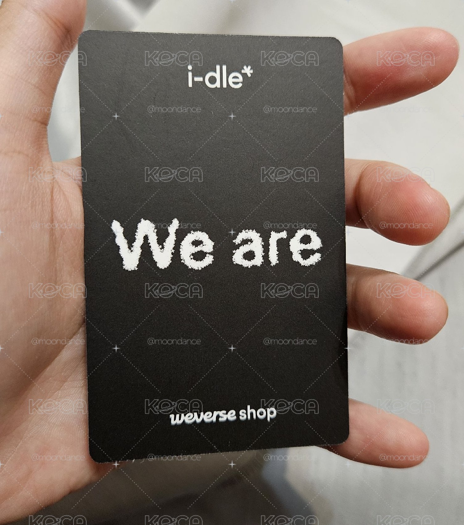 i-dle We Are wvs weverse 預售 特典卡 雨琦 Yuqi