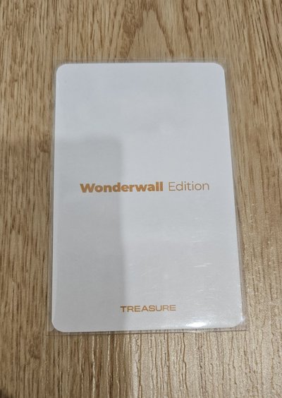 WONDERWALL & TREASURE特典  YOSHI
