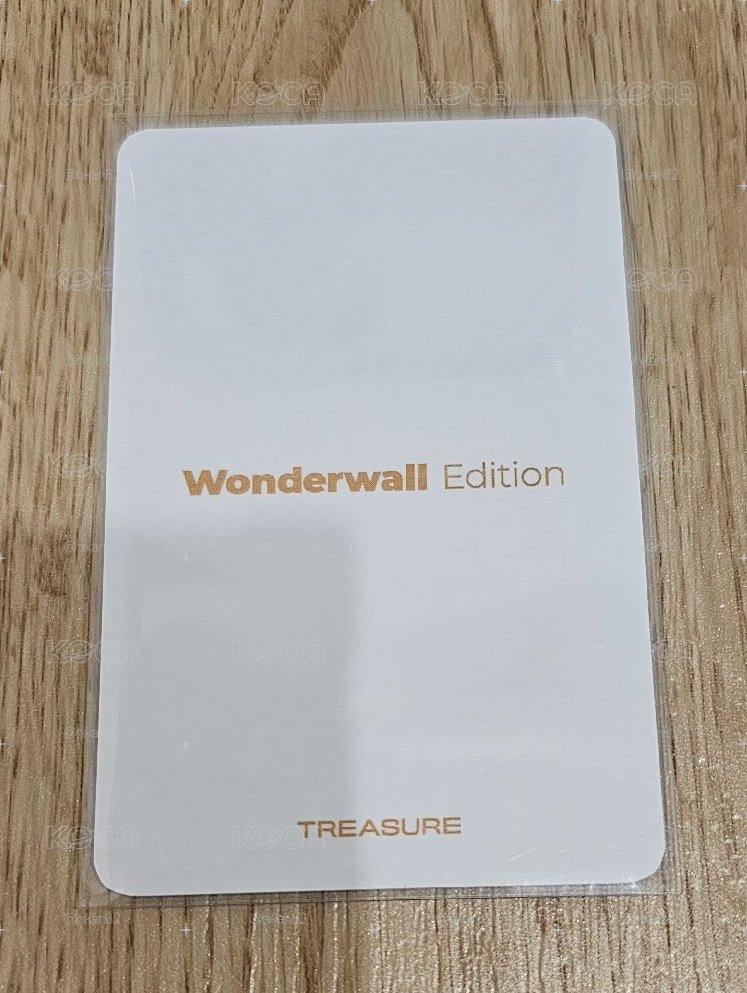 WONDERWALL & TREASURE 特典 JIHOON