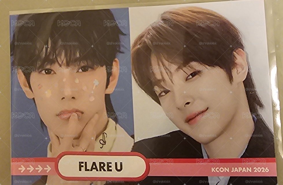 FLAREU KCON 線上一番賞 明信片