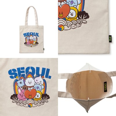 全新 帆布袋 BT21 首爾限定