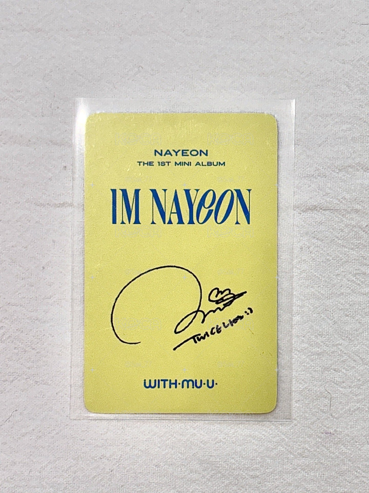 IM NAYEON WM線下快閃 飲料卡