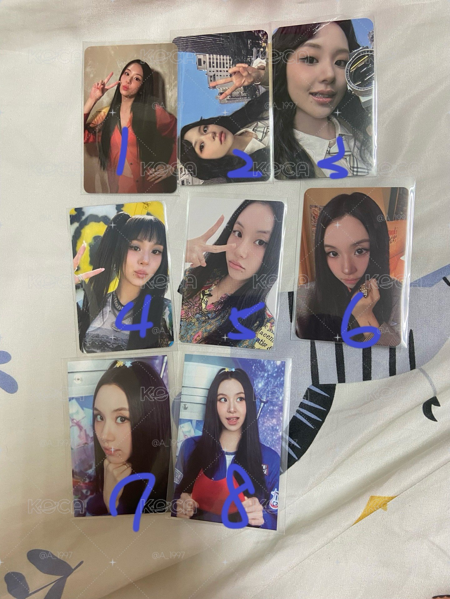 TWICE彩英官方小卡