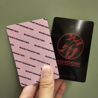柒babymonster choom快閃卡包卡/we go up專輯卡/BABYMONS7ER專輯卡 