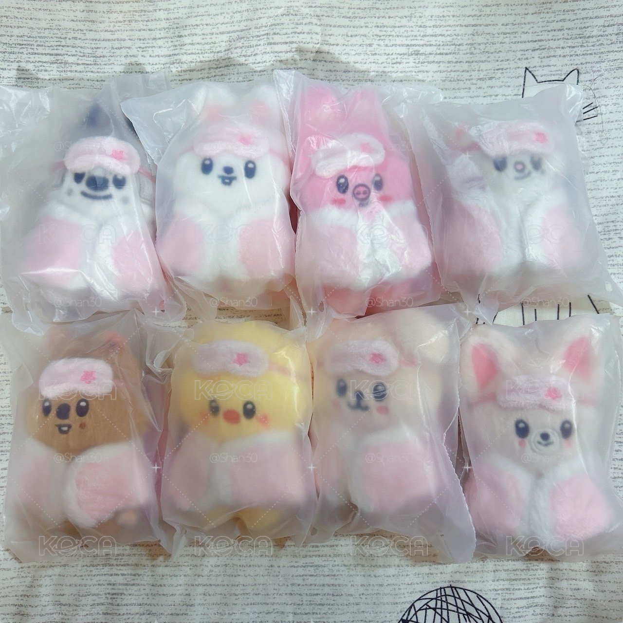 6期飯咪 睡衣娃 10cm娃