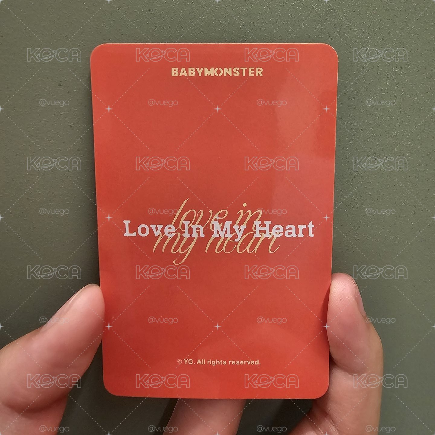 babymonster快閃卡包卡/