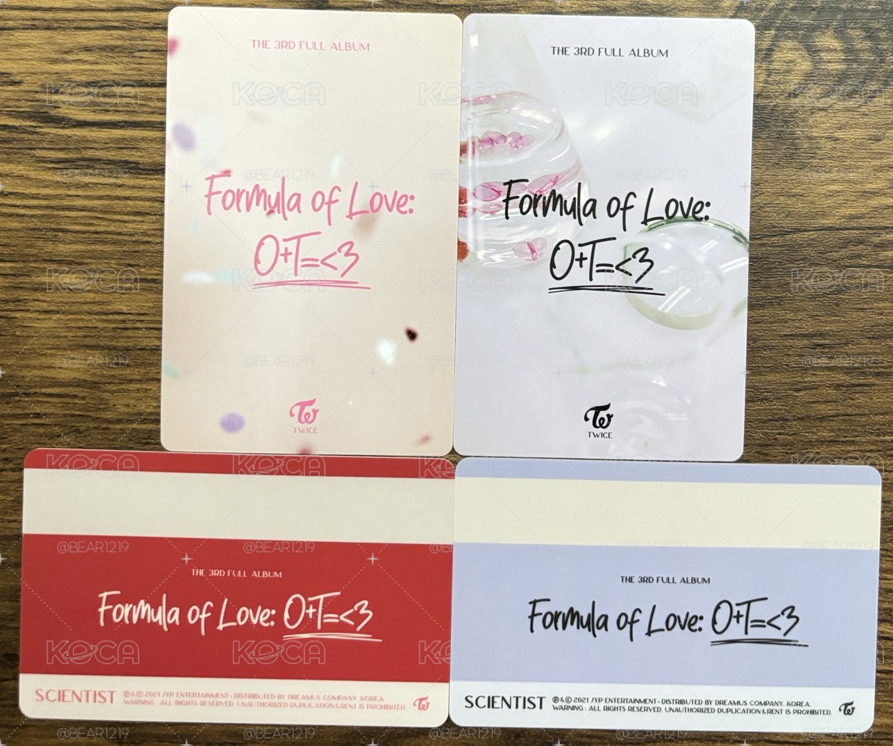 子瑜💙Formula of Love: O+T=<3小卡盤